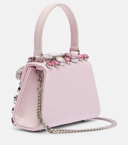Mini embellished satin top-handle bag - Self-Portrait - Modalova