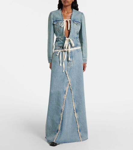 Gonna lunga in denim - Maison Margiela - Modalova