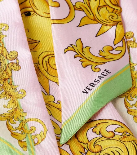 Versace Sciarpa in twill di seta - Versace - Modalova