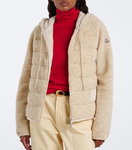 Moncler Hooded boucle down jacket - Moncler - Modalova
