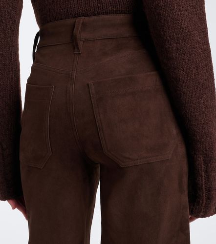 Pantaloni Le Slim Palazzo in suede - Frame - Modalova