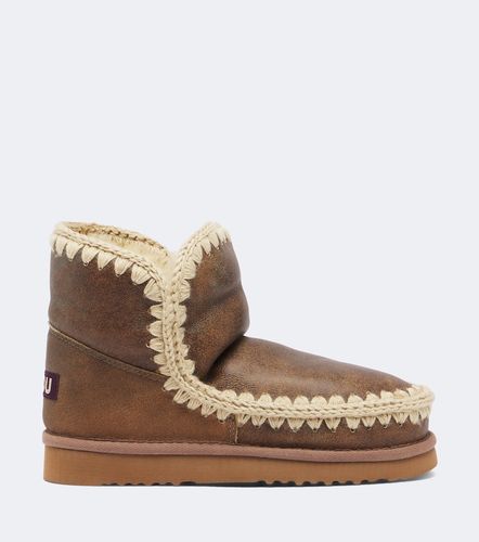 Mou Botines de piel con borrego - Mou - Modalova