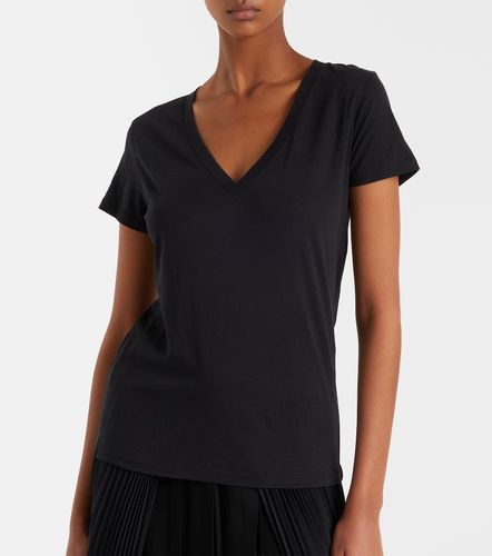 T-shirt in cotone con scollo a V - Vince - Modalova