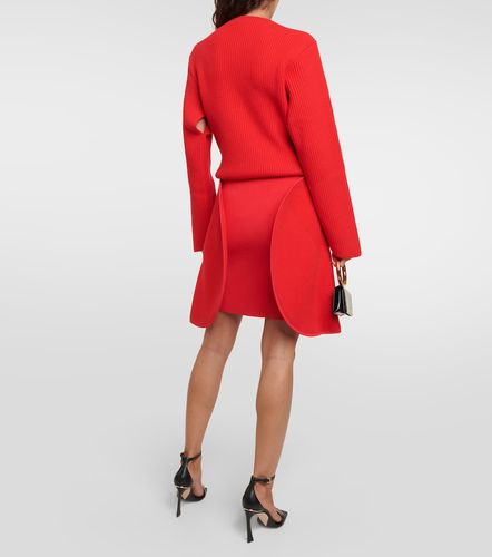 Minifalda de jersey con paneles - Victoria Beckham - Modalova