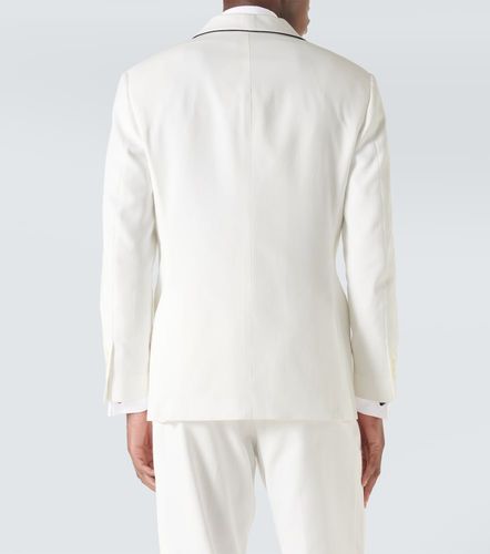 Blazer da smoking doppiopetto in cotone - Brunello Cucinelli - Modalova