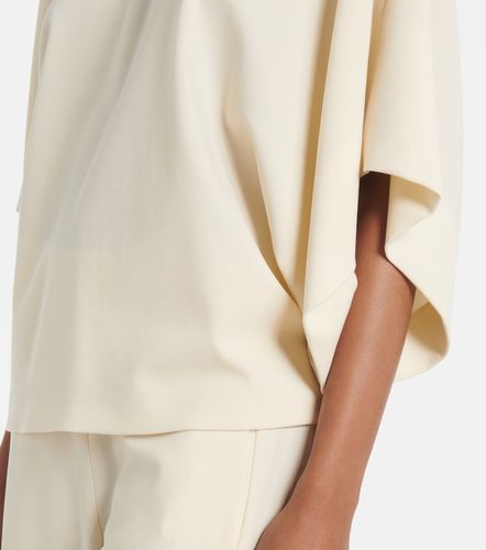 Tenley draped wool-blend crepe top - Fforme - Modalova