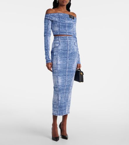 Balmain Top cropped Trompe l’oeil - Balmain - Modalova