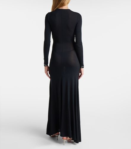 Abito lungo in jersey con cut-out - Rabanne - Modalova