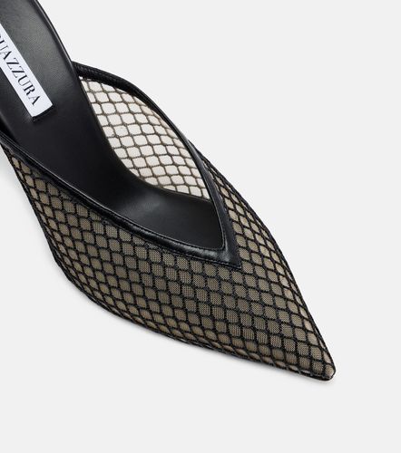 Aquazzura Bisous 85 mesh mules - Aquazzura - Modalova
