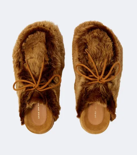 Slippers aus Shearling - Dries Van Noten - Modalova