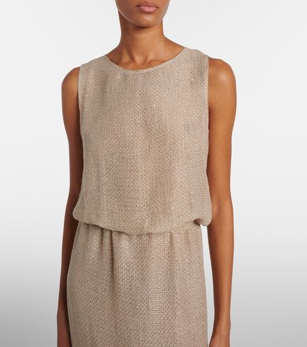 Stella sequined linen-blend top - Leset - Modalova