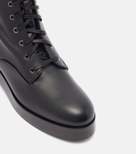 Ben 20 leather combat boots - Aquazzura - Modalova