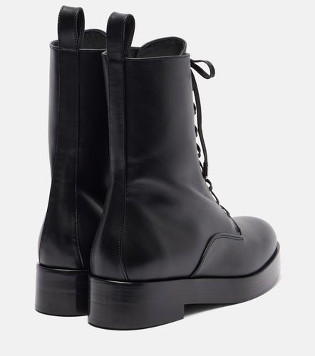Ben 20 leather combat boots - Aquazzura - Modalova