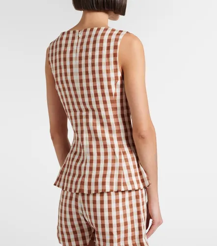 Faithfull Ana gingham linen top - Faithfull - Modalova