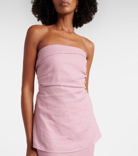 Faithfull Caen strapless linen top - Faithfull - Modalova