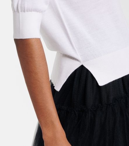 Embellished wool and silk top - Simone Rocha - Modalova