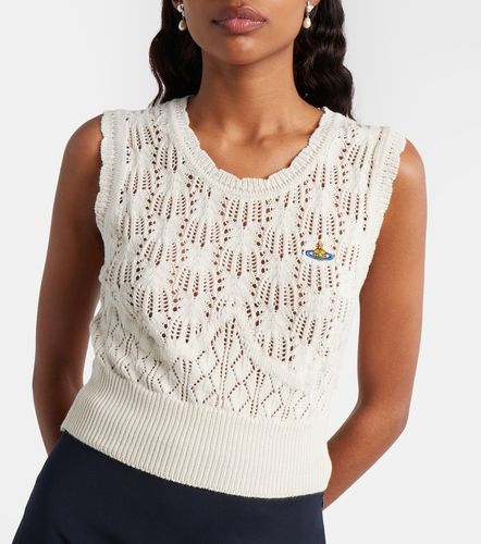 Chaleco cropped Ella de algodón - Vivienne Westwood - Modalova