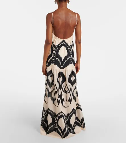 Printed cotton poplin maxi dress - Johanna Ortiz - Modalova