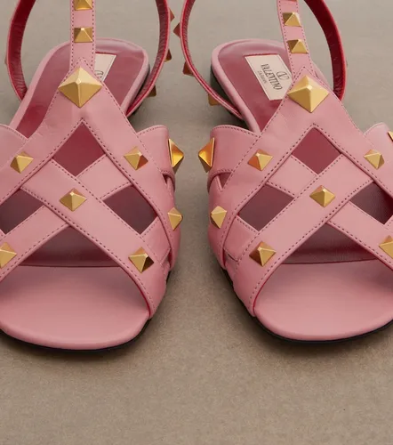 Rockstud leather slingback sandals - Valentino Garavani - Modalova