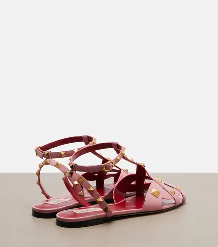 Sandalias Rockstud de piel - Valentino Garavani - Modalova