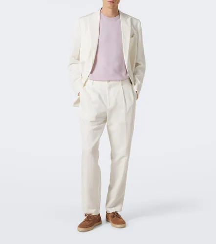 Pantalones de traje de lino y seda - Canali - Modalova