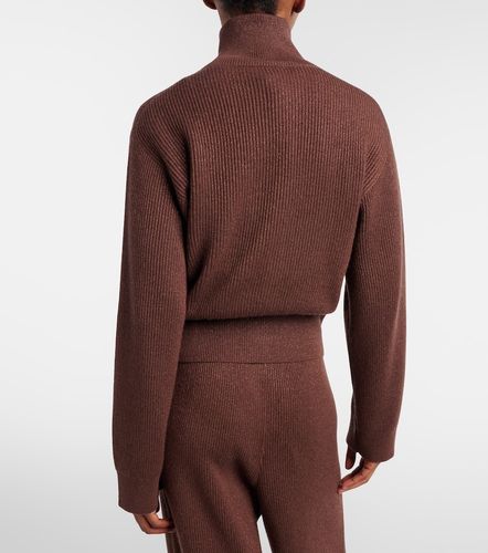 Pullover in misto cashmere con monili - Brunello Cucinelli - Modalova