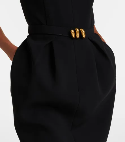 Vestido midi de crepé de cady con cinturón - Max Mara - Modalova