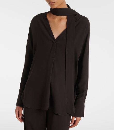 Agnona Tie-neck jersey blouse - Agnona - Modalova