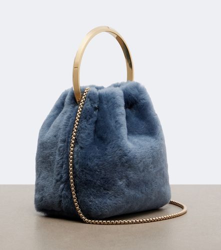 Borsa a secchiello Bon Bon Small in shearling - Jimmy Choo - Modalova