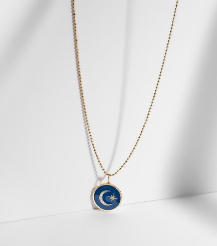 Collana Celestial Medallion in 14kt con diamanti - Sydney Evan - Modalova