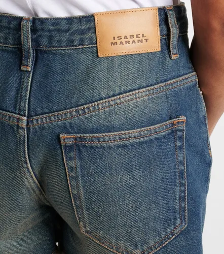 Lesia mid-rise denim shorts - Isabel Marant - Modalova