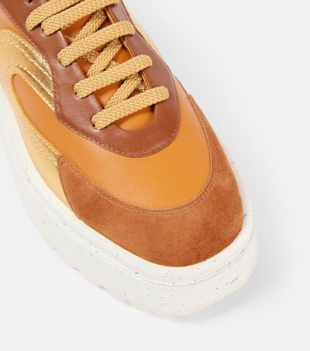 Awake leather platform sneakers - Clergerie - Modalova
