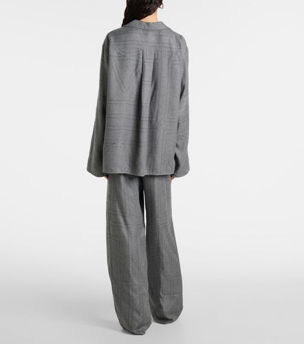 Toteme Camicia pigiama con logo - Toteme - Modalova
