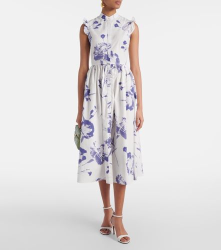 Abito midi in popeline di cotone - Erdem - Modalova