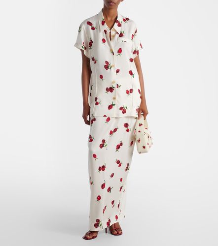 Camisa Keefe de sarga estampada - Khaite - Modalova