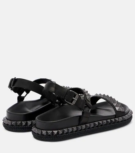 Pyrabizz spiked leather sandals - Christian Louboutin - Modalova