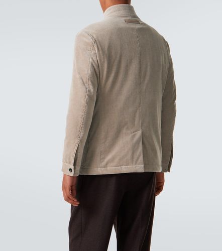 Giacca Conte in velluto di cotone e cashmere - Zegna - Modalova