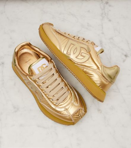 DG Cushion metallic leather sneakers - Dolce&Gabbana - Modalova