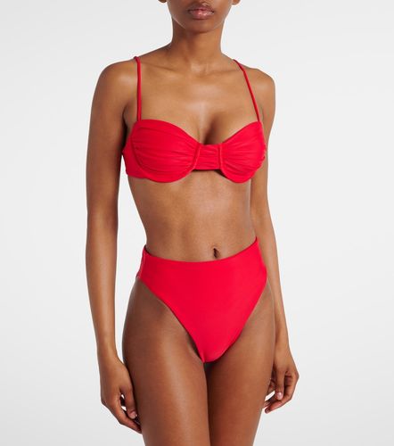 Jade Swim Mia ruched bikini top - Jade Swim - Modalova
