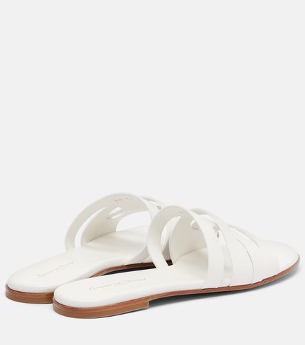 Gianvito Rossi Nora leather slides - Gianvito Rossi - Modalova