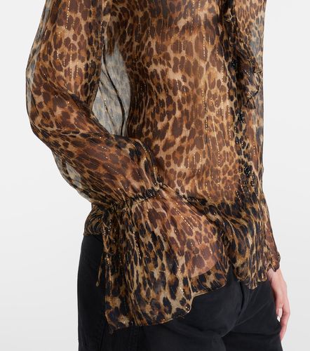 Cecily leopard-print silk-blend blouse - Nili Lotan - Modalova