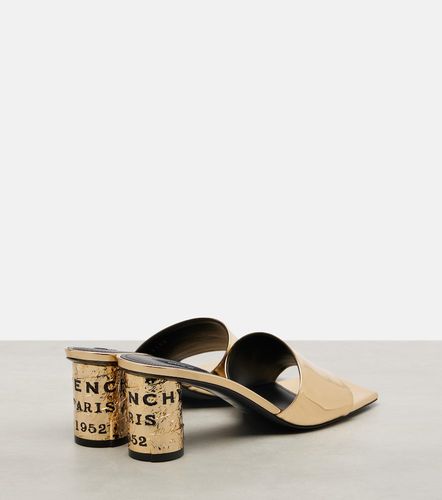 Pantoletten Tape 65 aus Metallic-Leder - Givenchy - Modalova