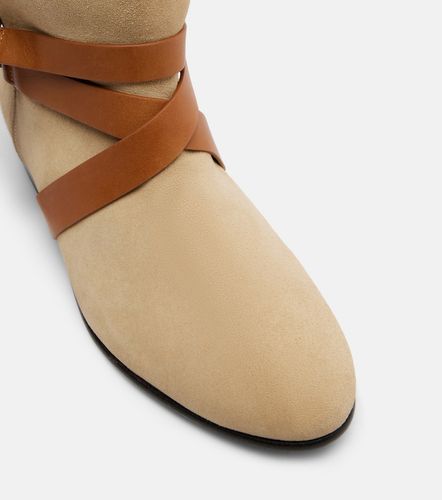 Botas altas Silmon de ante con piel - Isabel Marant - Modalova