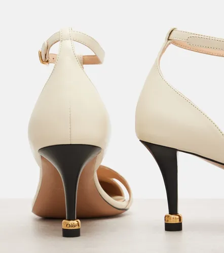 Cleia embellished leather pumps - Chloe - Modalova