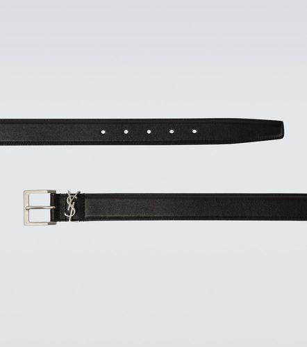 Cassandre leather belt - Saint Laurent - Modalova