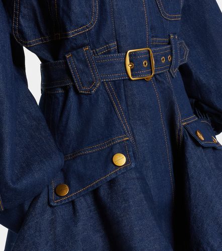 Luna belted denim minidress - Zimmermann - Modalova