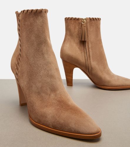 Botines de ante con piel - Gianvito Rossi - Modalova