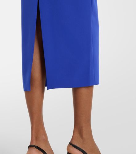 Vestido midi de crepé drapeado - Roland Mouret - Modalova