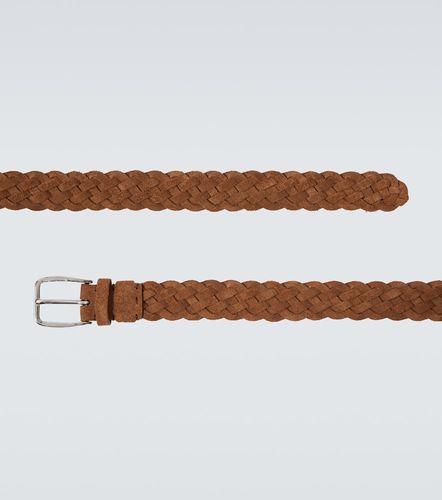 Braided suede belt - Brunello Cucinelli - Modalova