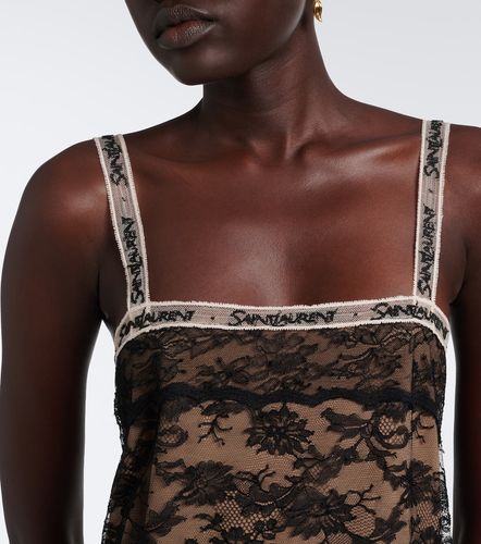 Saint Laurent Lace minidress - Saint Laurent - Modalova